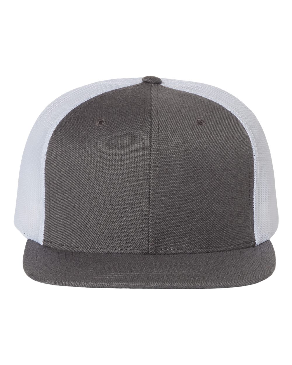 Richardson 511 Wool Blend Flatbill Trucker – Charcoal/White