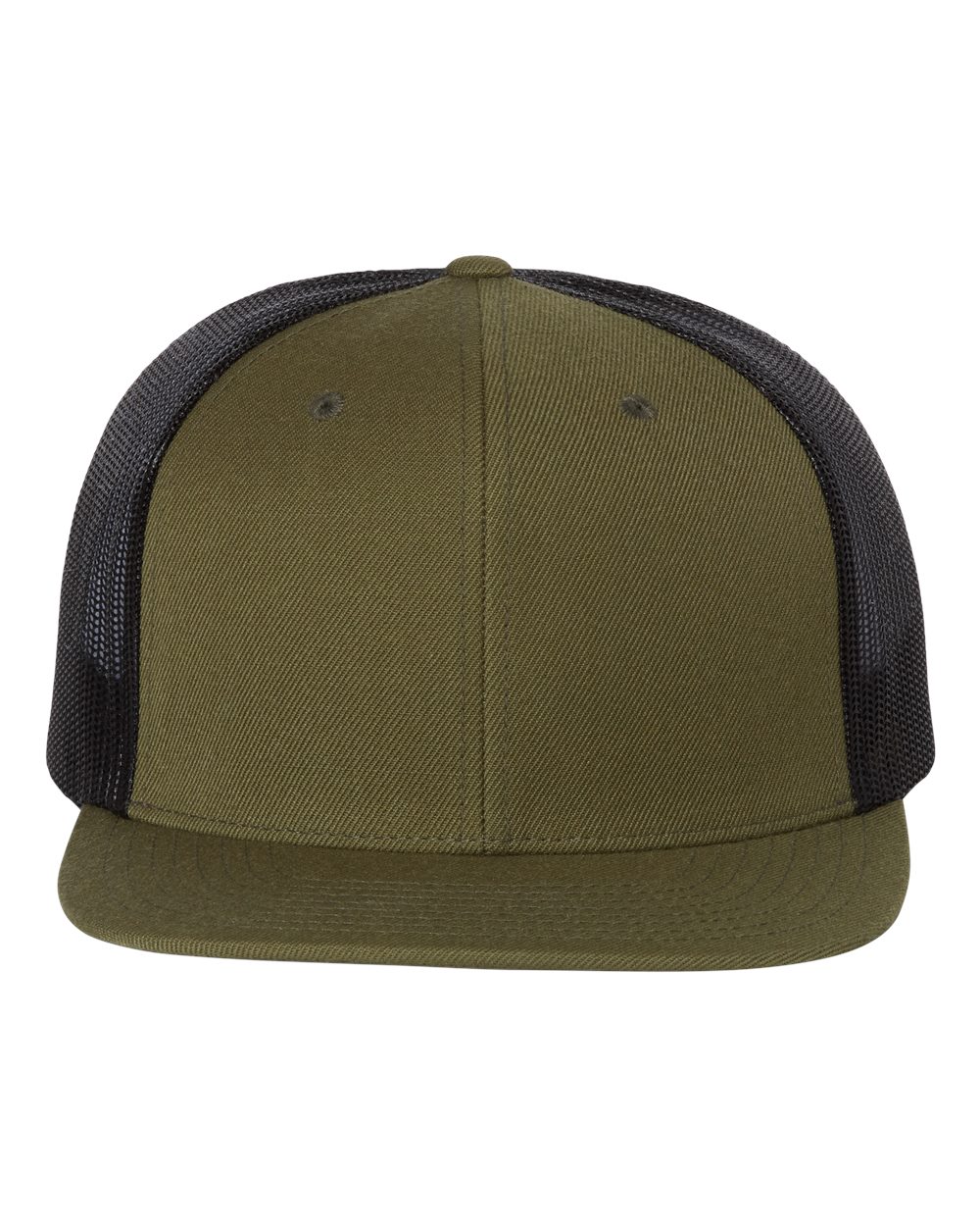 Richardson 511 Wool Blend Flatbill Trucker – Loden/Black
