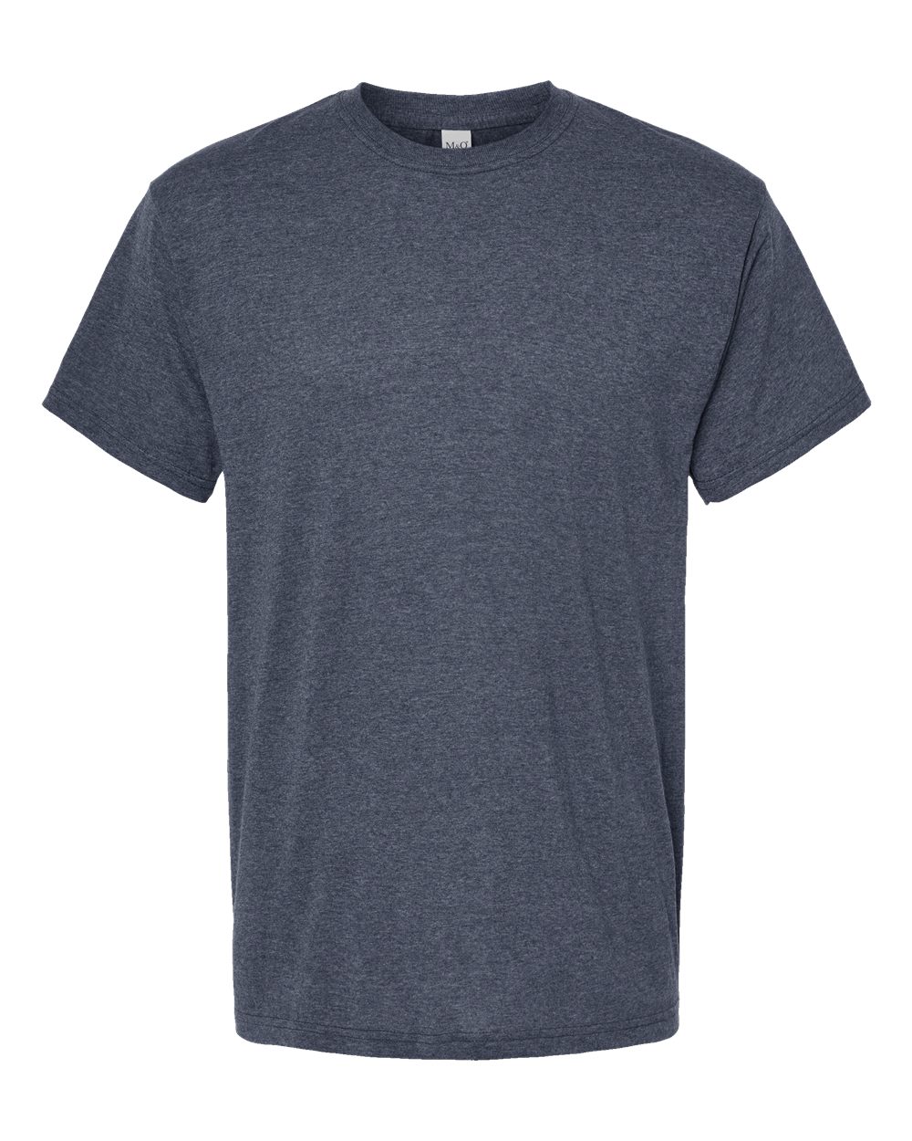M&O 4800 Gold Soft Touch T-Shirt – Heather Navy