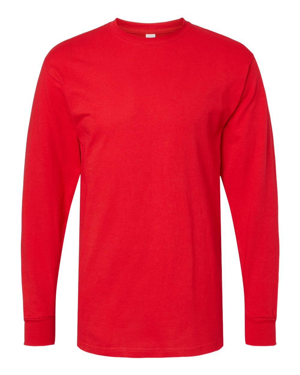 M&O 4820 Gold Soft Touch Long Sleeve T-Shirt – Deep Red