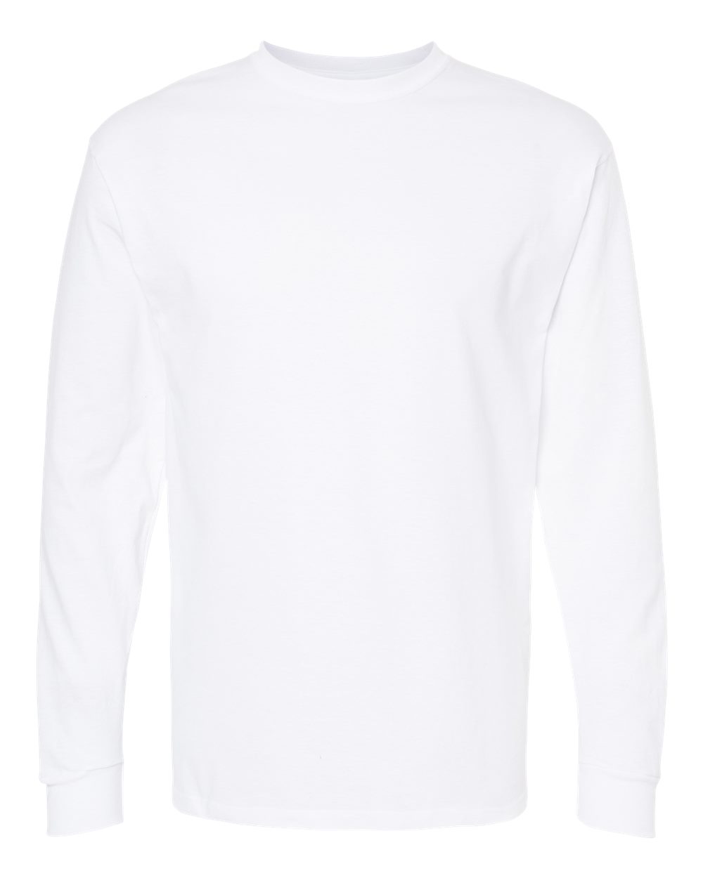 M&O 4820 Gold Soft Touch Long Sleeve T-Shirt – White