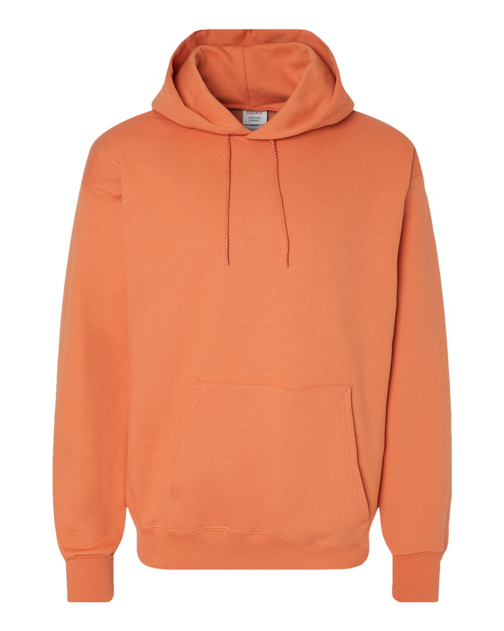 Hanes F170 Ultimate Cotton Hooded Sweatshirt – Pumpkin