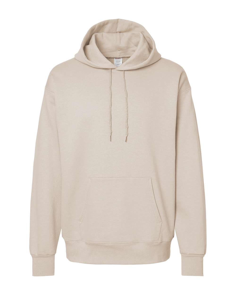 Hanes F170 Ultimate Cotton Hooded Sweatshirt – Sand