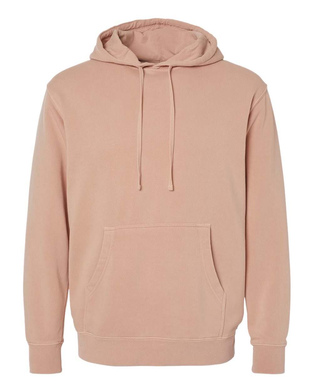 Independent Trading Co. PRM4500 Midweight Pigment-Dyed Hooded Sweatshirt – Pigment Dusty Pink