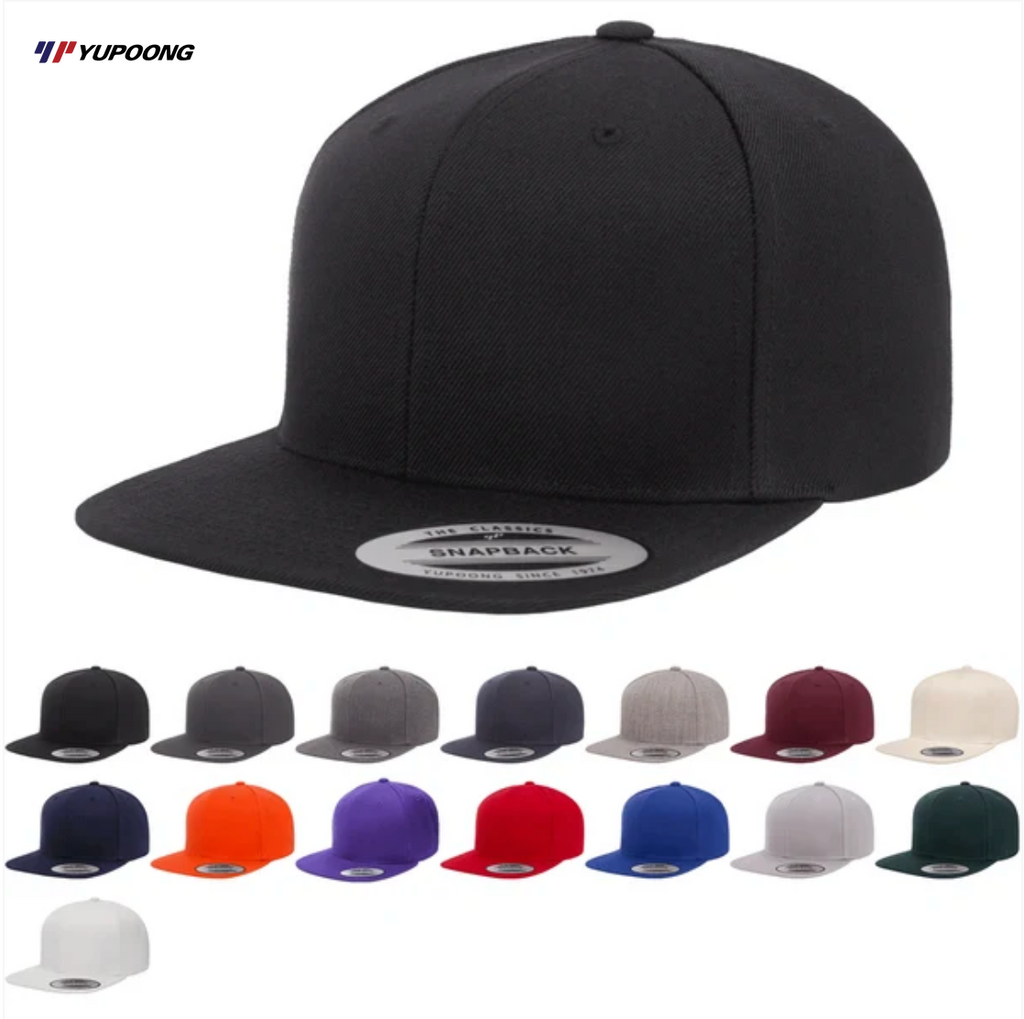 Yupoong 6089M Premium Snapback Hat – Custom Embroidered