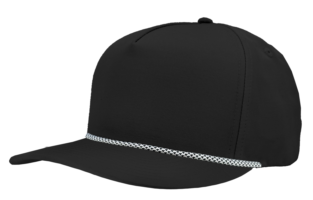 Zapped Headwear PATRIOT R+ – Black-White Teather rope