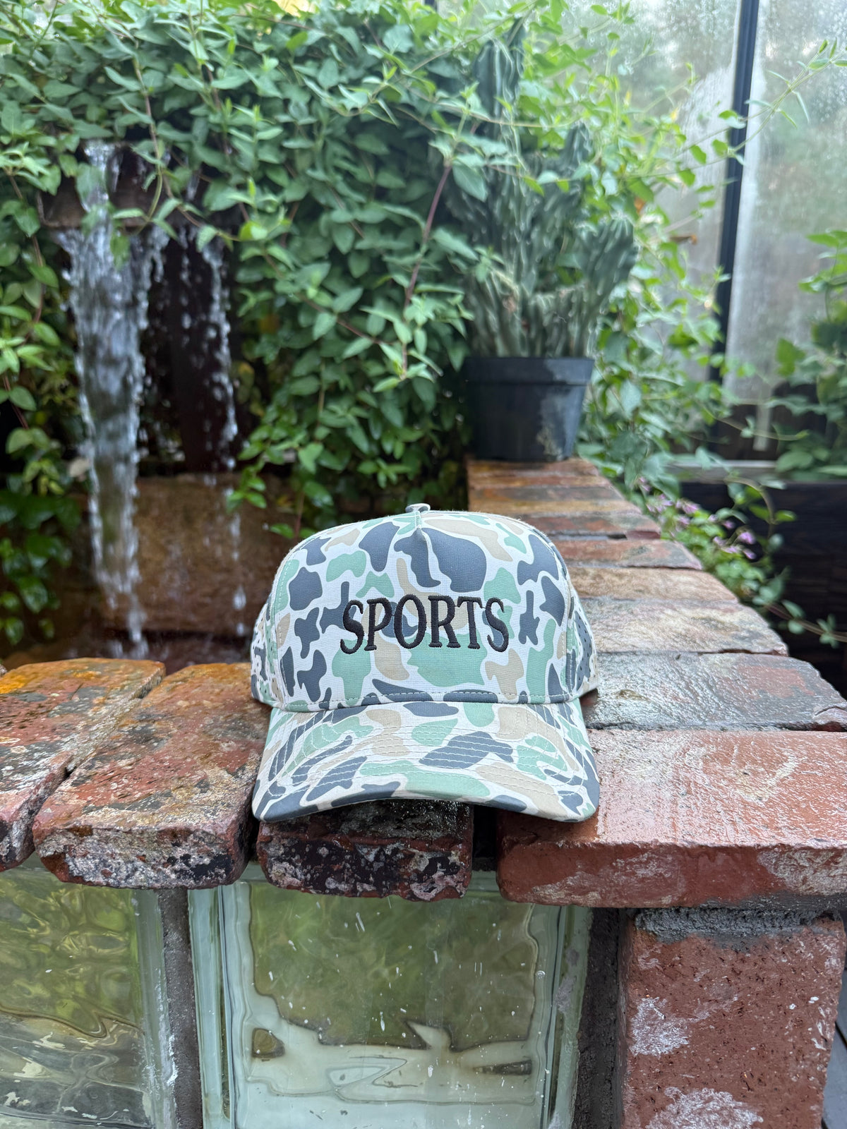 “Sports” Camo – Custom Embroidered Hat