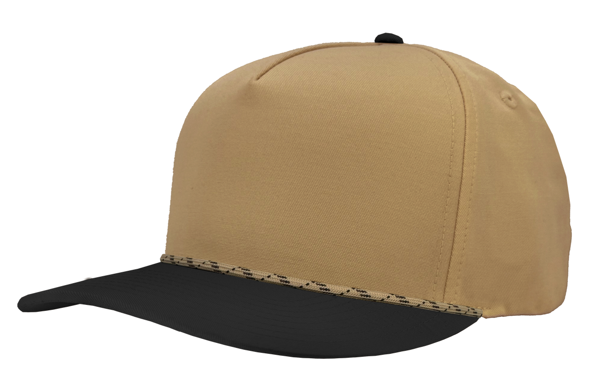 Zapped Headwear PATRIOT R+ – Khaki/Black bill-Khaki twist rope
