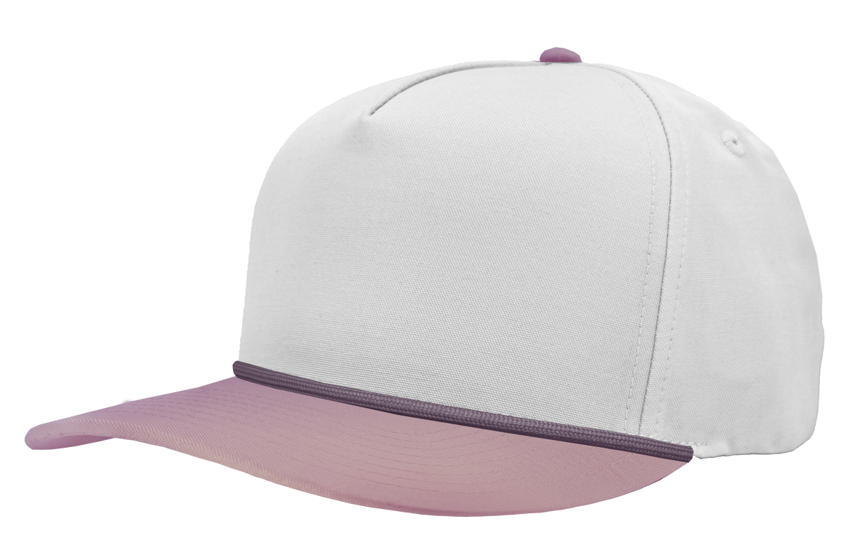 Zapped Headwear PATRIOT R+ – Vintage white/Lilac brim-Lilac rope