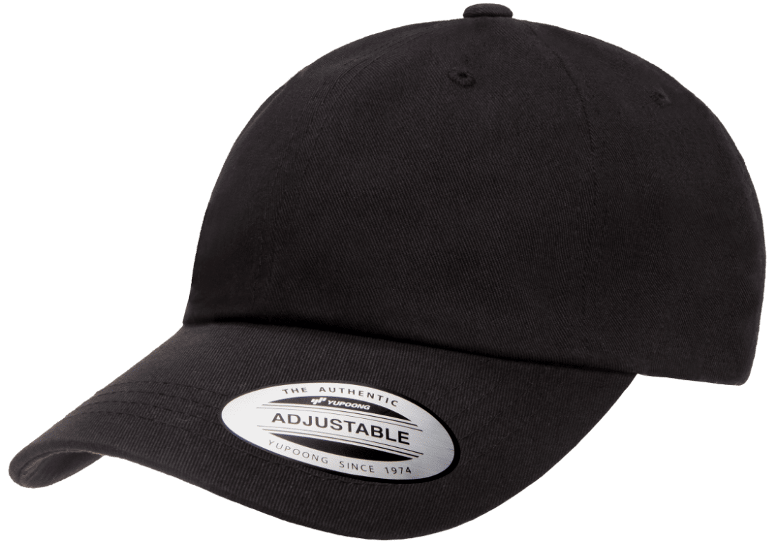 Yupoong 6245CM black cap